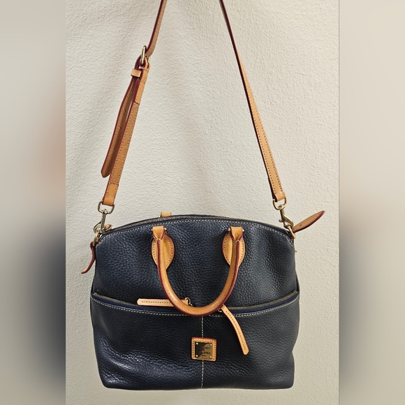 Dooney & Bourke Dillen Black Double Pocket Satchel Shoulder Handbag MSRP $398 - Picture 10 of 13